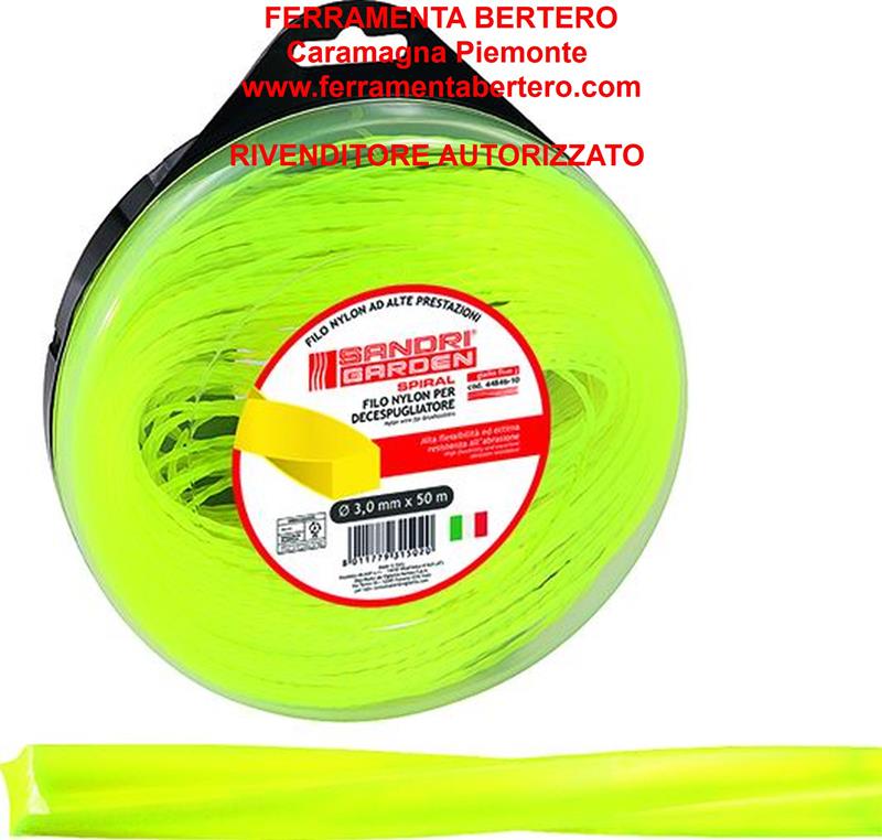 filo SPIRALATO PER TESTINE DECESPUGLIATORE